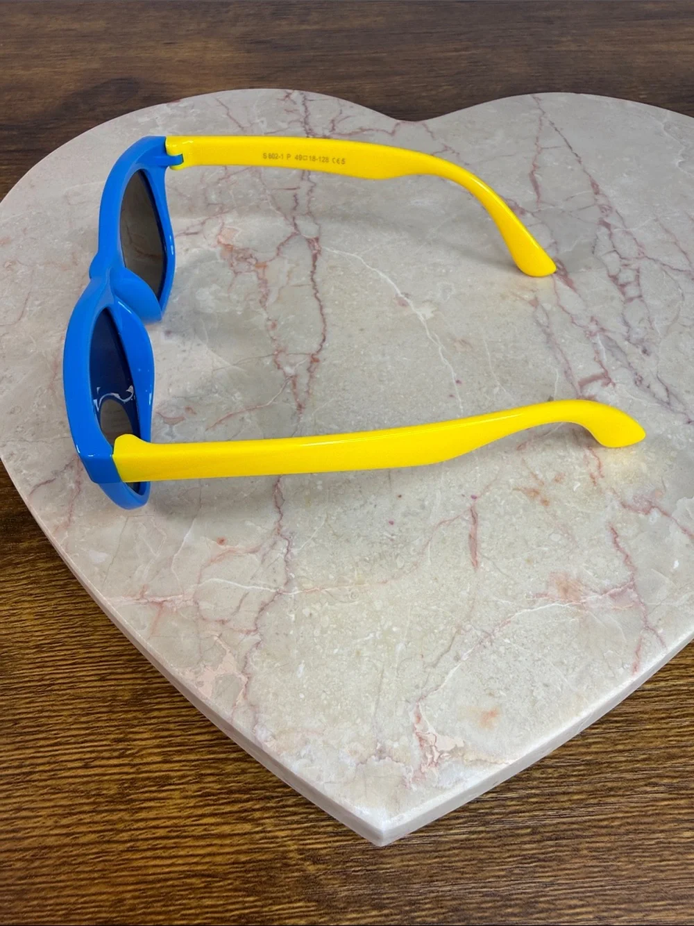 Kids Blue and Yellow Sunglasses